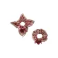 Red Plaid Cherries, Scarf Hair Clip+Scrunchy
