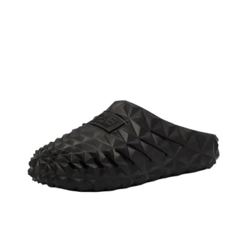 EMPORIO ARMANI EA7 Closed Toe Slippers Men's Black