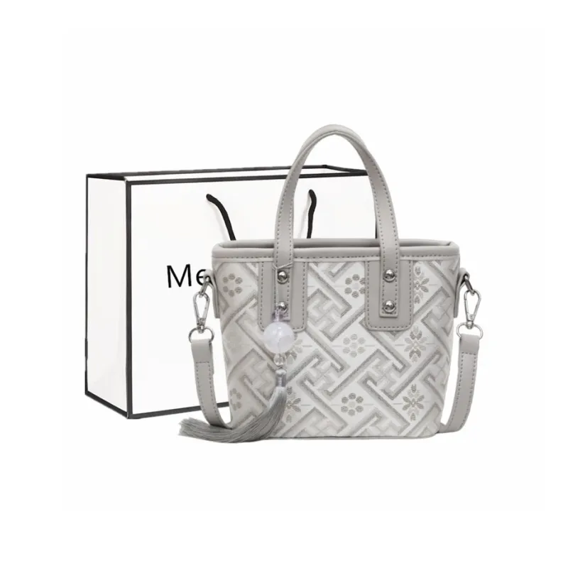 Fitchell PU Handbag Women's Pink/Purple/Gray/Ecru/Black-11