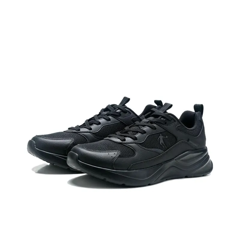 QIAODAN Slip Resistant, Abrasion Resistant, Breathable Low Top Casual Shoes Men's Black-2