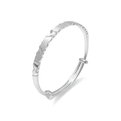 RURA 999 Fine Silver Sterling Silver Bracelets Women's Silver
