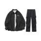 Set (Black Top+Black Pants)