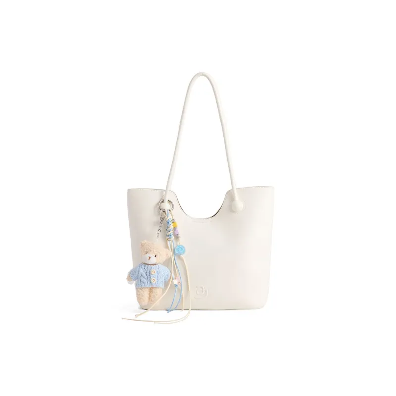 JACD PU Shoulder Bag Women's White/Pink-0