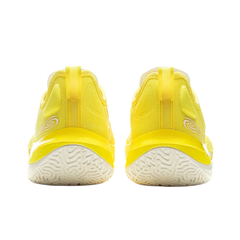 LiNing Cushioning, Slip Resistant, Abrasion Resistant, Rebound Grip Low Top Basketball Shoes Men's Lustrous Yellow-5