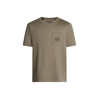 MANGANO T Shirts Men Army Green