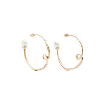 CULT GAIA Faux Pearl, Brass Earrings Women's Gold