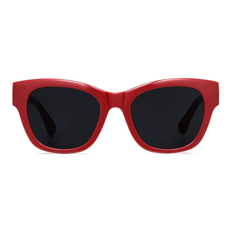 COLORE.IN TR/Memory Plastic Square Sunglasses Unisex-6