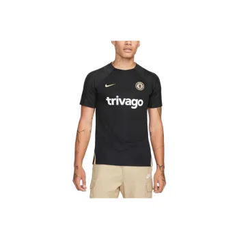 Nike Chelsea FCDri Fit Soccer Jersey Men's Black/Sesame/Sesame