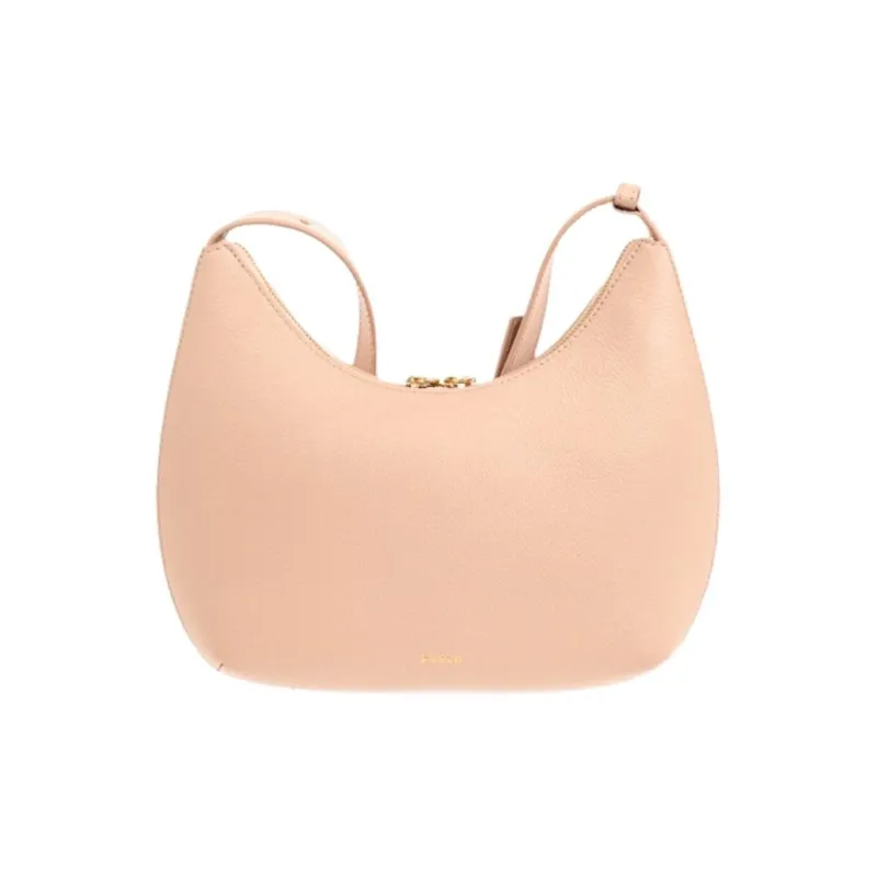 Furla GOCCIA Leather Shoulder Bag Women's Pink-2