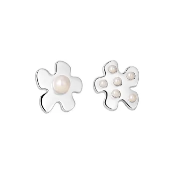 Happy Tide S925 Silver Stud Earrings Women's