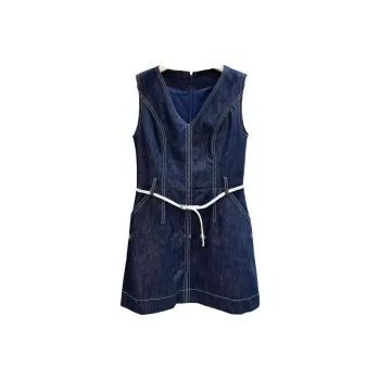 ABCMININ Sleeveless Dress Women's