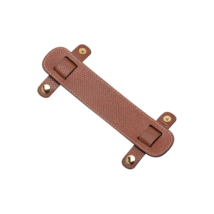 FANJI Cow Leather Bag Accessory Women's Brown Gold Buckle/Black With Silver Buckle-2