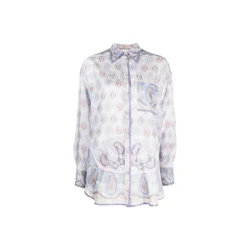 Zimmermann Vitali Paisley-print Shirt