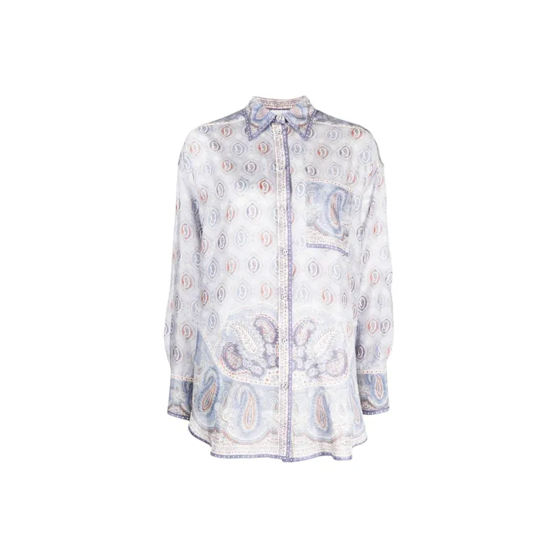 Zimmermann Vitali Paisley-print Shirt-0