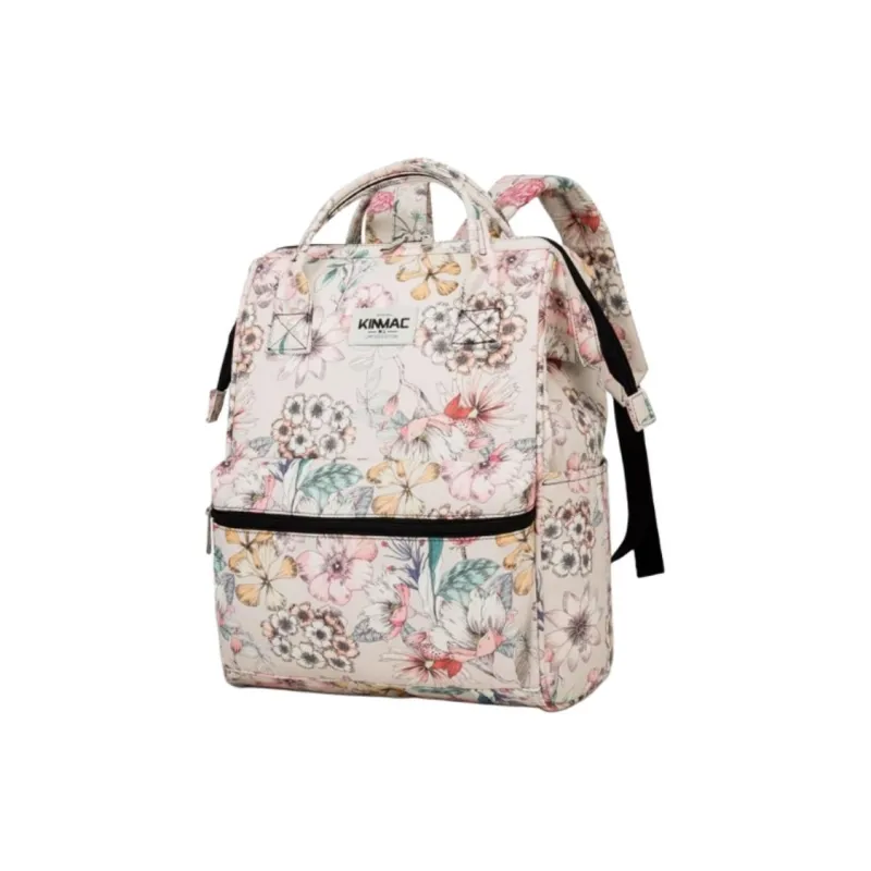 KINMAC Nylon Laptop Bag Backpack Regular Women's Flower Arrangement 04-1