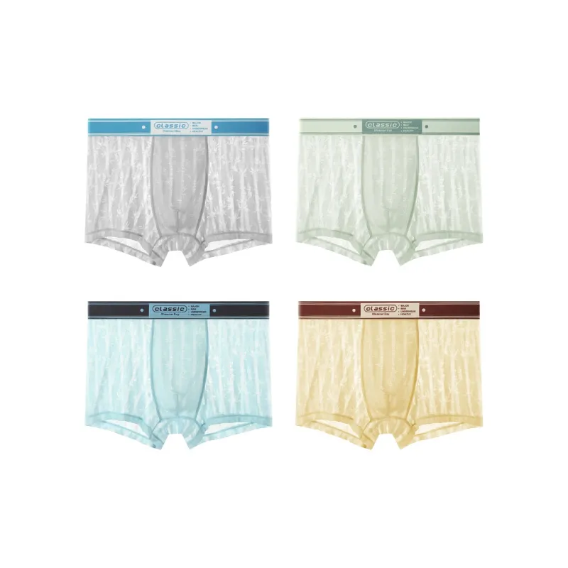 PLANDOO Underpants Men's 4 Pack-24