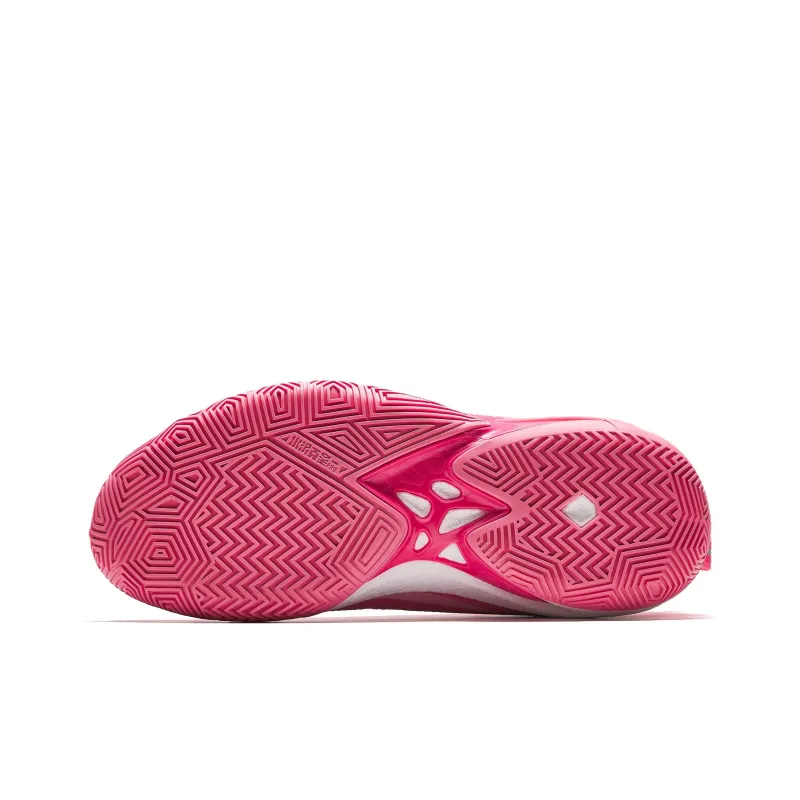 Anta Cushioning, Slip Resistant, Abrasion Resistant, Coverage, Rebound Low Top Basketball Shoes Men's Valentine Pink-5
