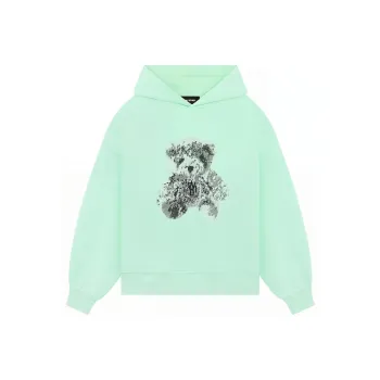 WE11DONE Teddy Bear Cotton Hoodie