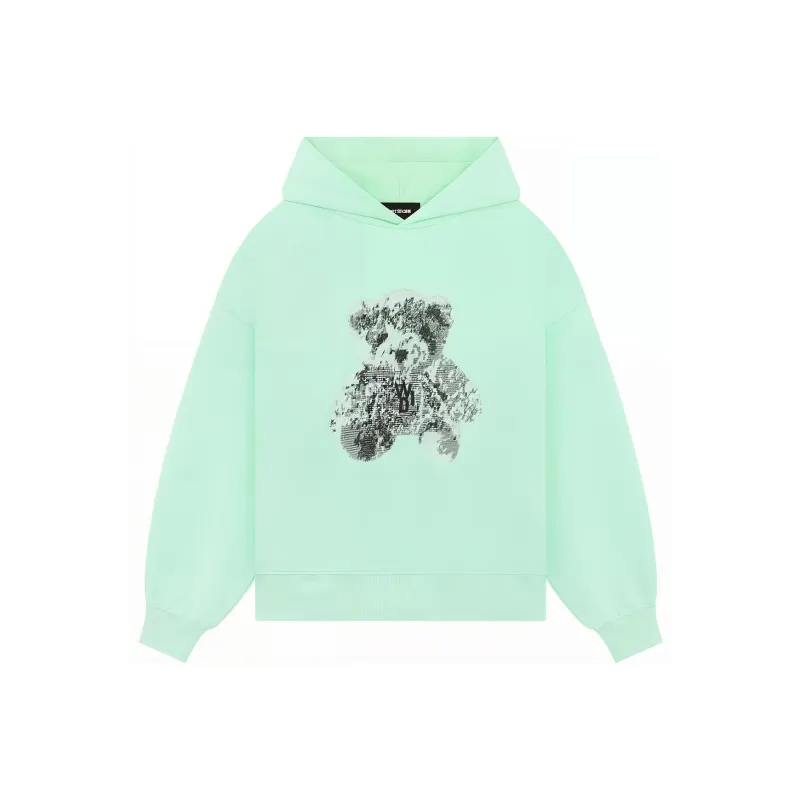 WE11DONE Teddy Bear Cotton Hoodie-0