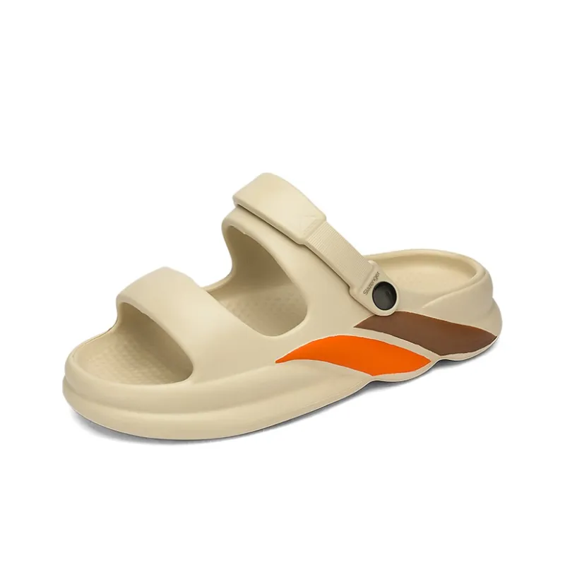 Slazenger Beach Sandals Unisex Black, Khaki-6