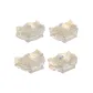 4 Pack Heart Embroidery+Bib+Small Chest+Bowknot