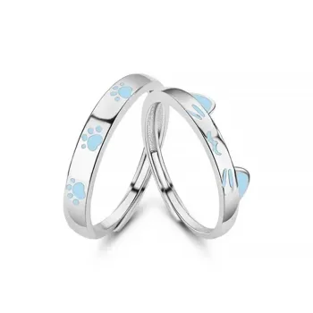 Zhou Jifeng 999 Fine Silver Rings Unisex