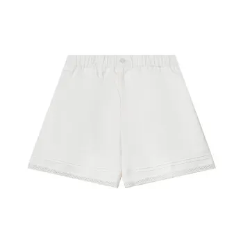 ELF SACK Casual Shorts Women's Mother Of Pearl White