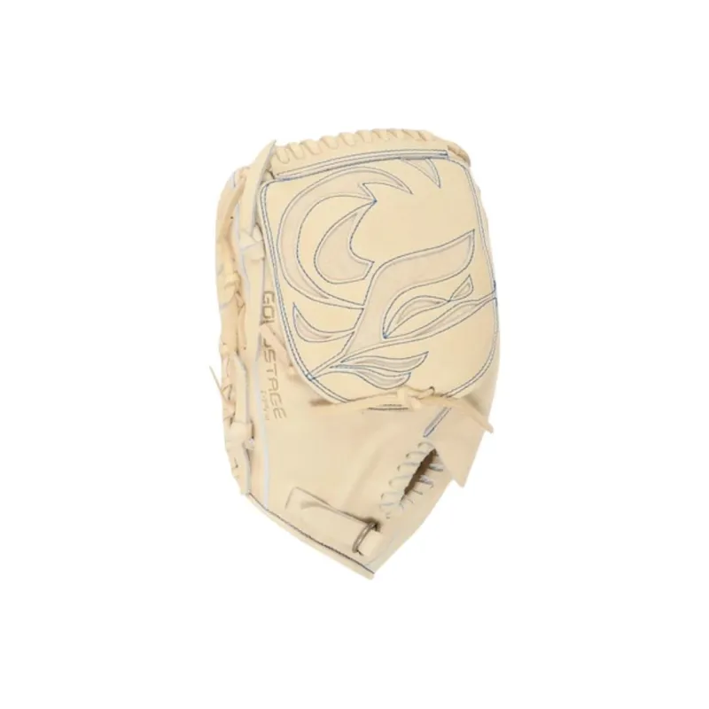 Asics Baseball Gloves Pitcher Glove Cow Split Leather Men's Ecru-1