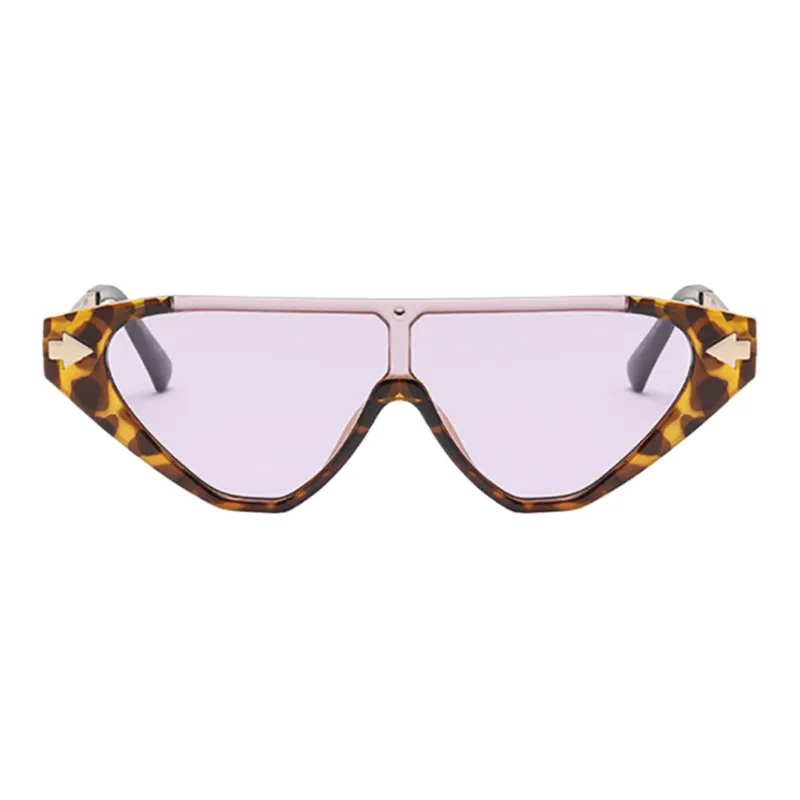 SOMAN Metal Irregular Shape Sunglasses Unisex-5