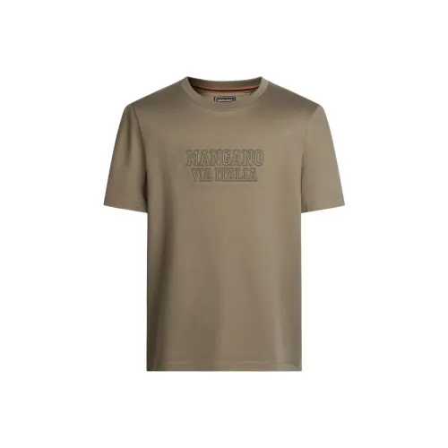 MANGANO T Shirts Men Army Green