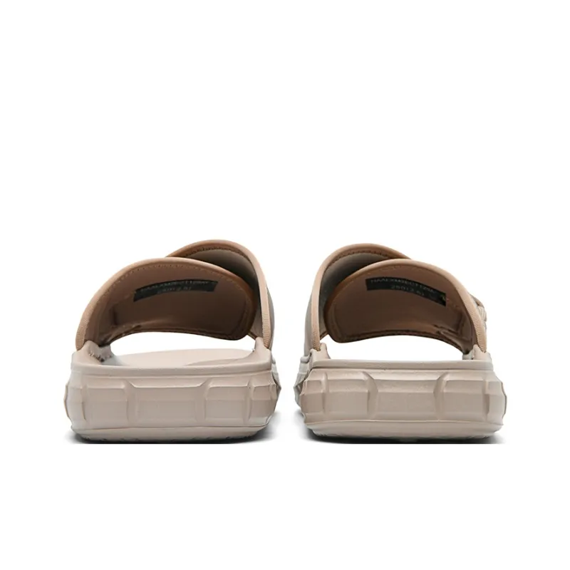 HLA Rubber Sole Slide Slippers Men's Apricot-3