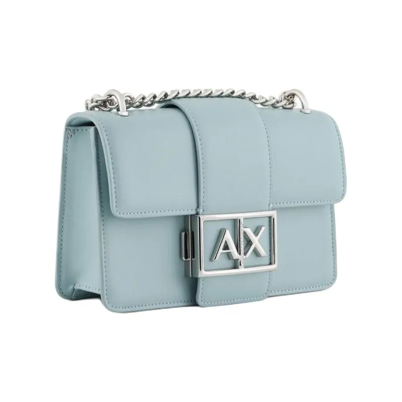 ARMANI EXCHANGEAE Polyester Shoulder Bag Women's Light Blue-1