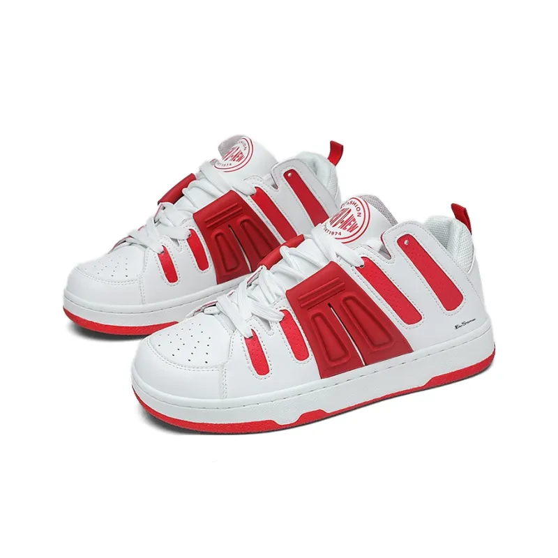 BEN SHERMAN Slip Resistant Cushioning Abrasion Resistant Breathable Low Top Skateboard Shoes Unisex-2