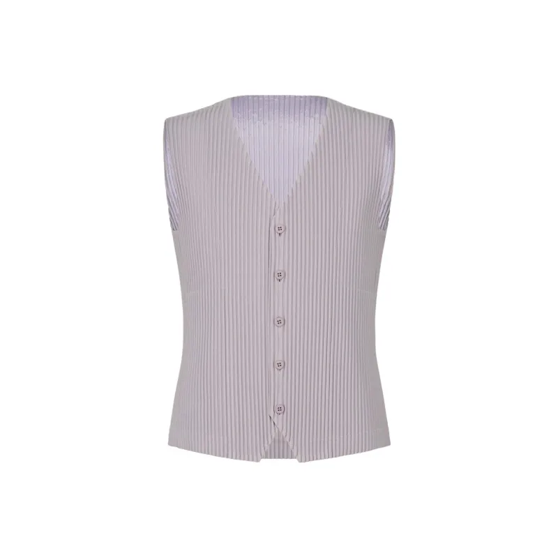 Homme Plissé Issey Miyake Tank Top Men's Purple-0