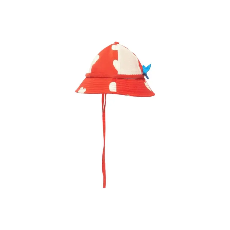 Mini Rodini Bucket Hats Kids' Red-1