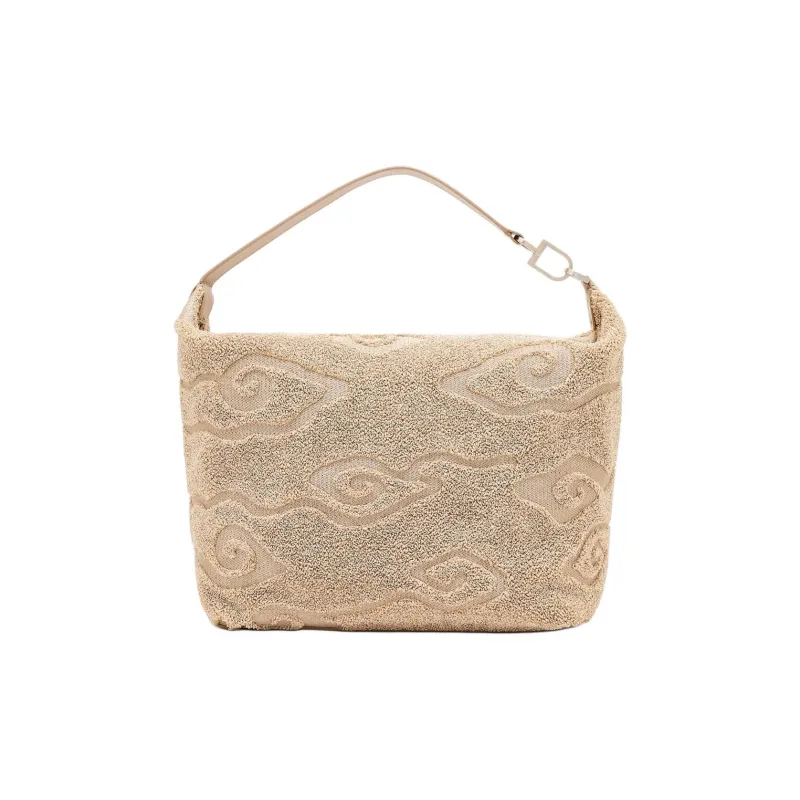 AMANI La Prima Raffia One Shoulder Handbag Tubas Women's Light Umber-0