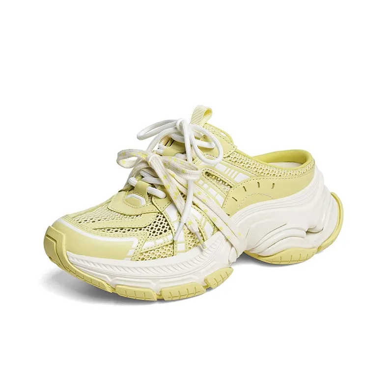 RED DRAGONFLY Abrasion Resistant Slip Resistant Low Top Chunky Sneakers Women's-7