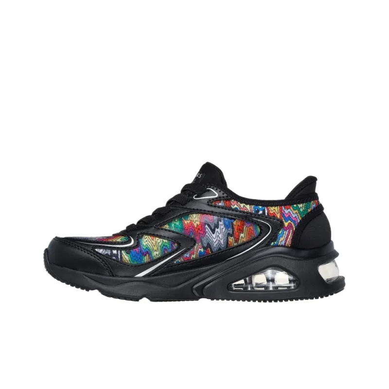 Jen Stark x Skechers Tres Air Uno Mid Top Casual Shoes Women's Black-2