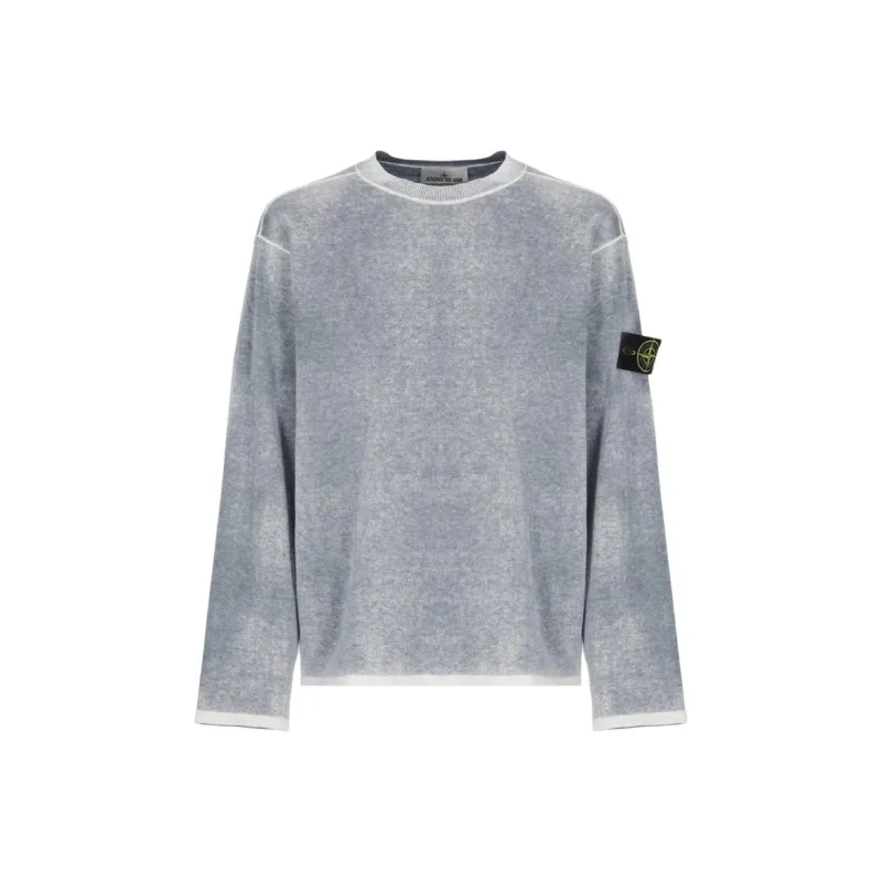 STONE ISLAND Logo Patch Crewneck Jumper-0