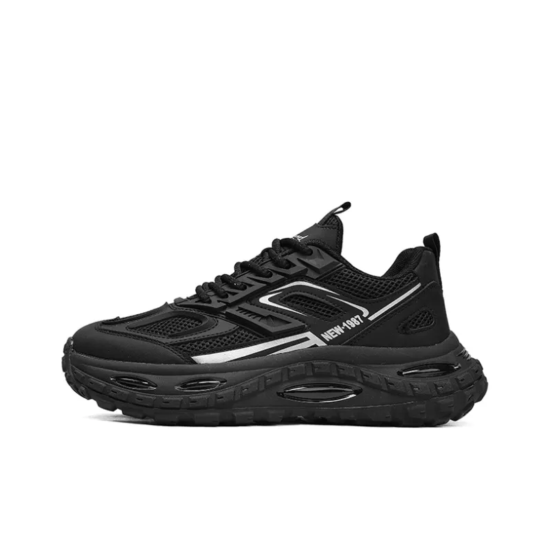 KYMOOU Slip Resistant, Abrasion Resistant, Breathable Low Top Chunky Sneakers Men's-5