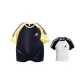 2 Pack (Yellow & Navy Blue Loose Fit+Black & White One Size Cropped)