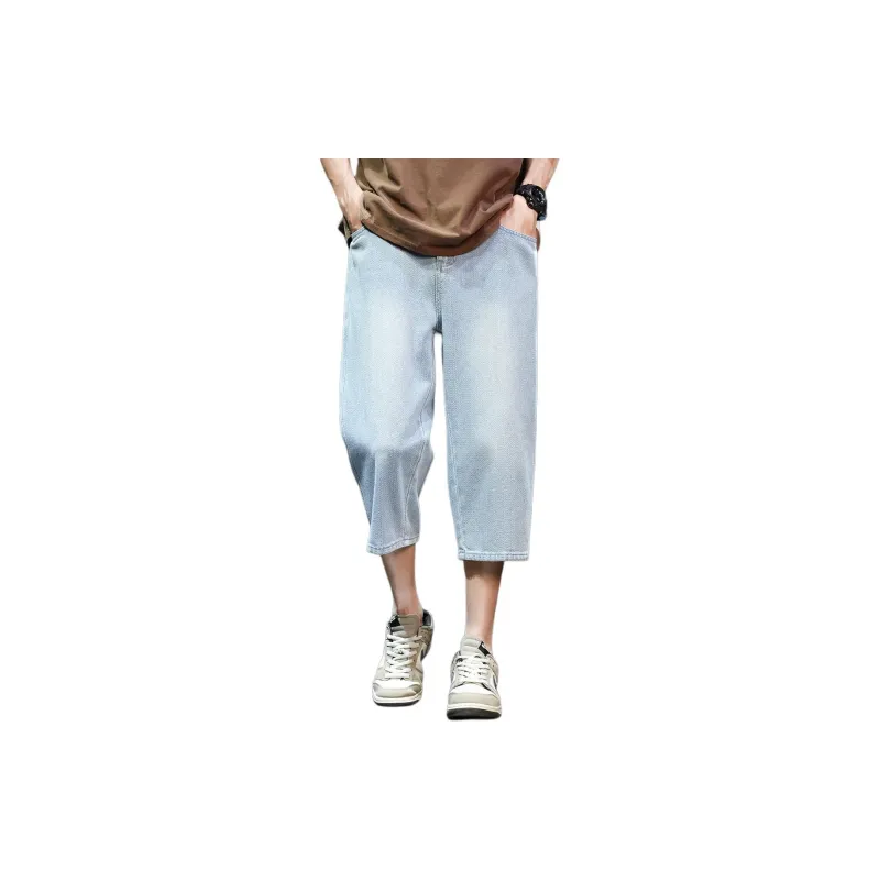 Tonlion Jeans Men Light Denim Blue-1