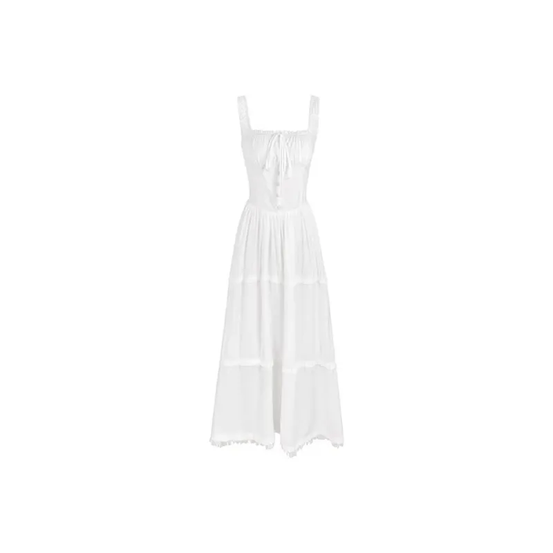 Qiuerle Sleeveless Dresses Women's-0