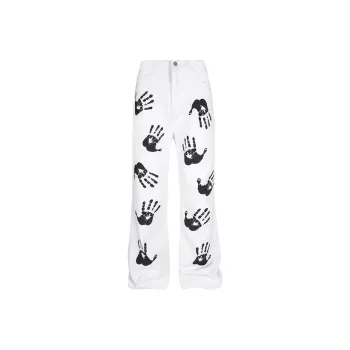 FRQ Jeans Unisex White