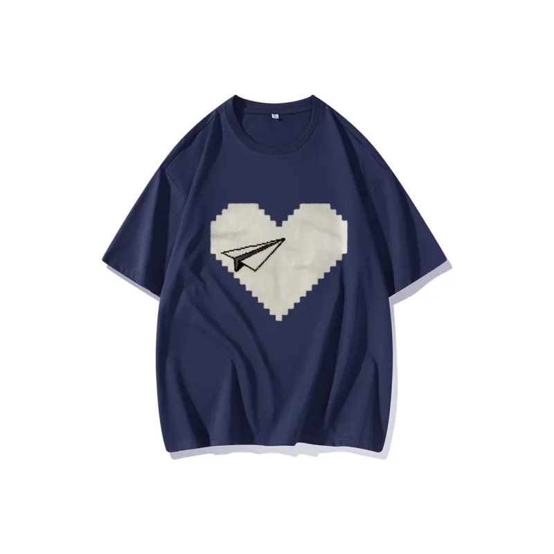 FAIRWHALE Drop Shoulder Sleeve T Shirt Women's-9
