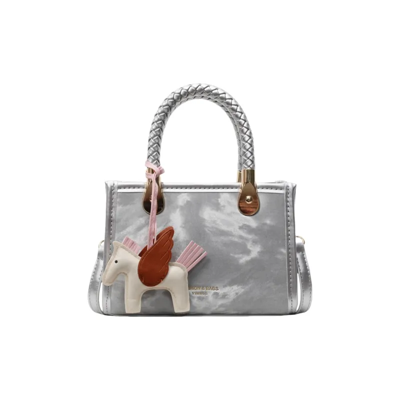 Miss Angel PU Small Square Bag, Crossbody, One Shoulder Handbag Women's Multicolor-5