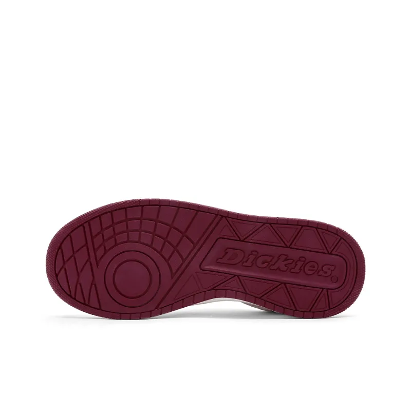 Dickies Low Top Skateboard Shoes Men's Red Beige-4