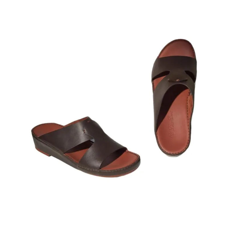 Loro Piana Slide Slippers Women's Chocolate Brown-4