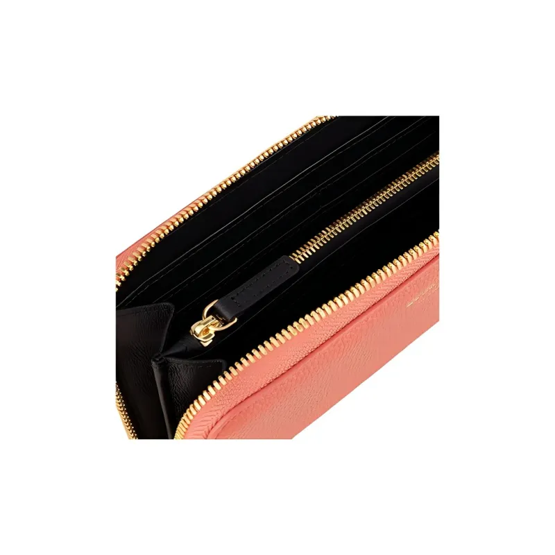 EMPORIO ARMANI MyEA Sheepskin Wallet Women's Orange Red-3