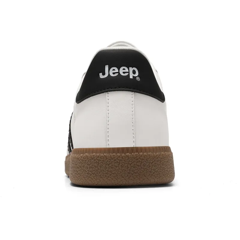 Jeep Cushioning Height Increasing Abrasion Resistant Lightweight Slip Resistant Low Top Skateboard Shoes Men's-3